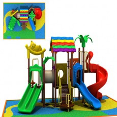 Homemade Multiplay Mode Play Zone Outside Play Gym Equipment (X1435-11)