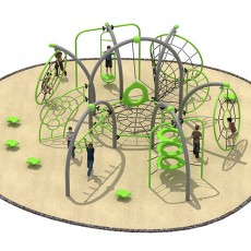 Climbing Net Outdoor Body Building Playground(LJTN-1614)