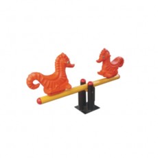 New Design Outdoor Playground Hippocampal Spring Seesaw (LJ-6604)