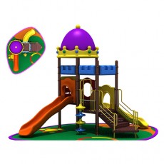 Children Wonderful Castle Outdoor Plastic Playground for Park (X1437-12)