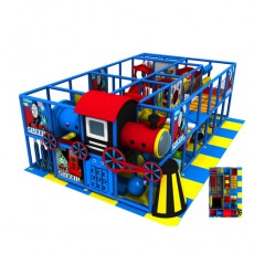 indoor kids playground indoor playhouse with slide(T1609-16)