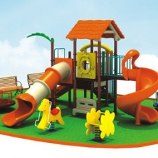 bright color modern children outdoor playground big slides for sale     12084A