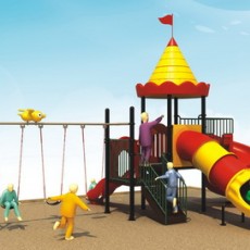 high strength big sturdy  kindergarten outdoor playground slides  12079A