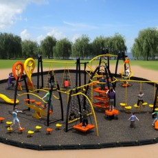 Castle theme  Kids Outdoor Playground Body Building Equipment for Park 12141A