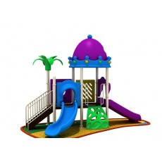 Purple entertainment playground equipment X1437-6