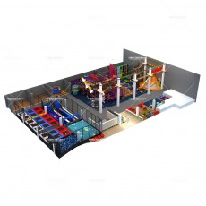 Modern design play area soft playground kids indoor