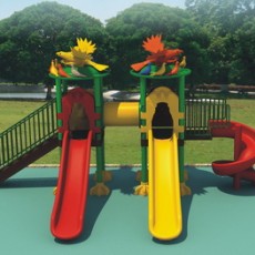 fashionable middle size rubber tiles outdoor playground    12112A