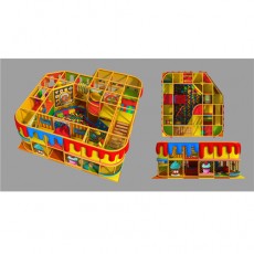commercial indoor playsets indoor slides for kids playrooms(T1603-6)