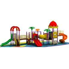 Colorful kids outdoor playground X1437-9