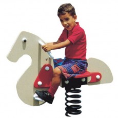 Castle Series magnificent cheerful outdoor spring rocking horse    12153L