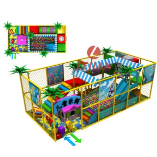 Happy childhood indoor slides for kids playrooms indoor playground(T1505-1)
