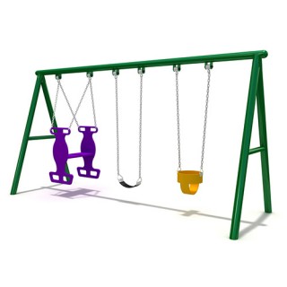 Low cost adventure hottest playground swing set(LJS-013)