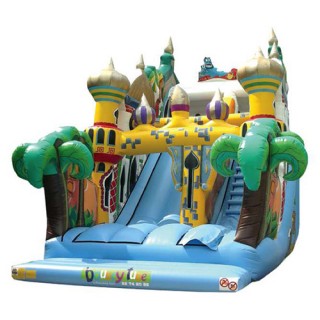 New Inflatable Bounce Playground with Slide (C1281-7)