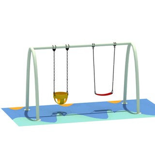 Marketable new type latest swing set equipment (QQ1501-7)