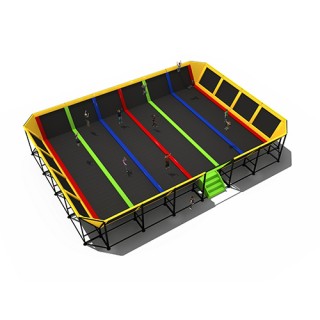 International particular magnetive cheap trampoline enclosures (TP1506-6)