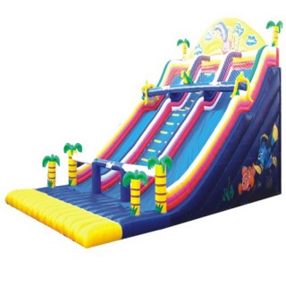 entertainment china safety cartoon Inflatable slide C1226-2