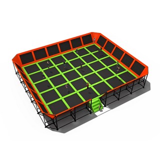 Wide area ergonomic design the cheapest trampoline (TP1506-4)