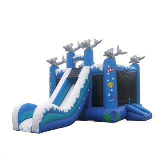 New Inflatable Bounce Playground House with Slide(C1291-8)