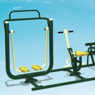 good quality good standards outdoor wooden fitness equipment    12171A