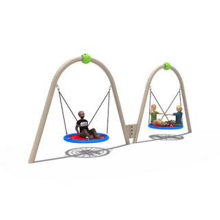 Active promotional suitable plastic swings for kids (LJS-1505)