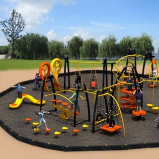 Castle theme  Kids Outdoor Playground Body Building Equipment for Park 12141A