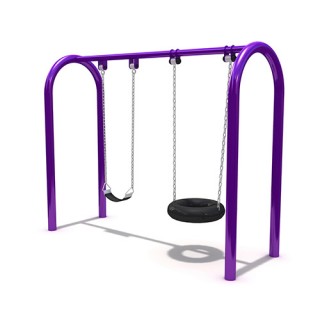 New Style Outdoor Playground Swing (LJS-008)