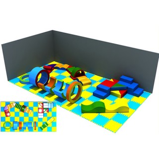 kids Indoor hot sale common popular games interesting soft play R1401-8